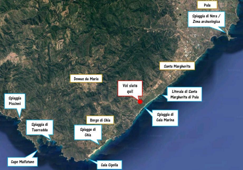 Capo Blu - Santa Margherita Di Pula Βίλα Εξωτερικό φωτογραφία
